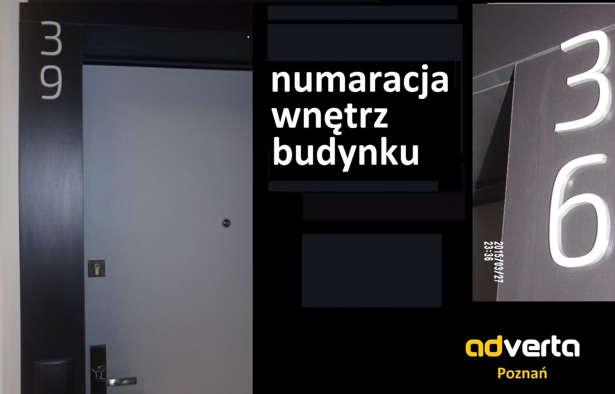 Numeracja lokali w budynku Poznań
