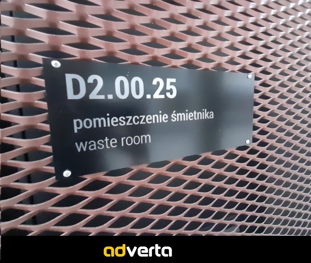 Tabliczki informacyjne do wnętrz Poznań - Oznaczenie informacyjne obiektów Poznań.