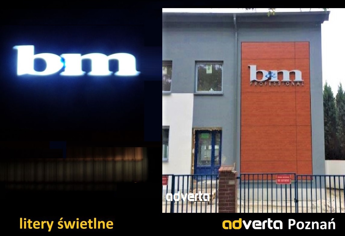 Litery 3d led, na drewnianych panelach - super sfekt.