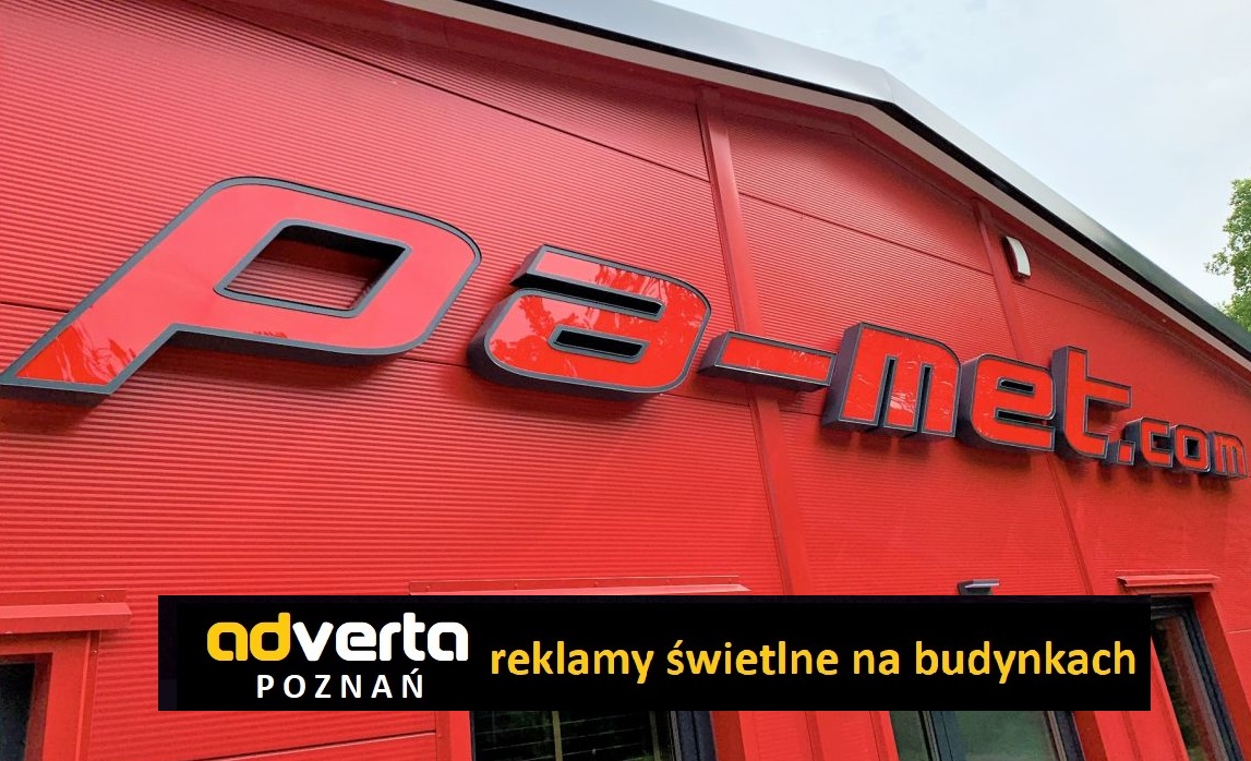 Litery 3d świetlne dla profesjonalistów.