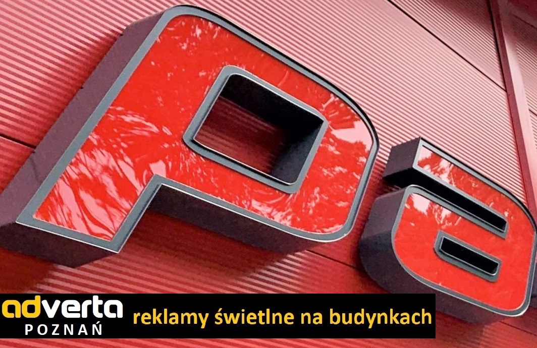 Litery 3d świetlne pe-mat - z specjalną niepodświetlana szarą obwódka metalową.