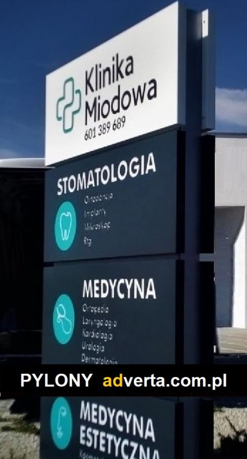 Pylony reklamowe Panelowe Poznań