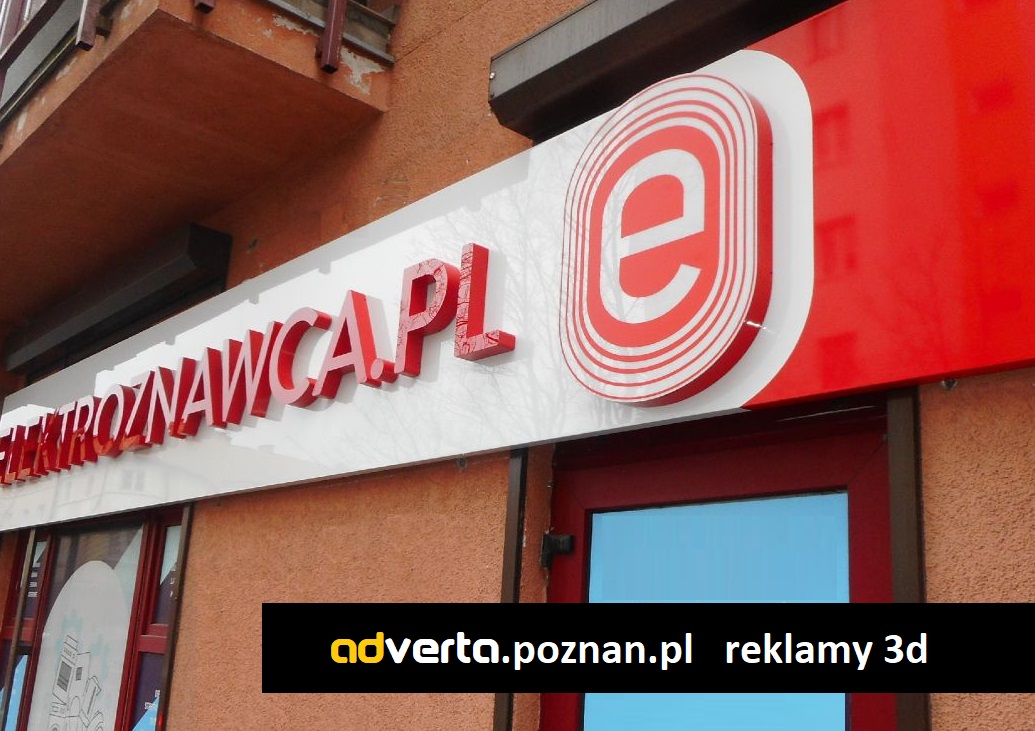 Szyldy reklamowe z Poznania na budynkach. https://www.adverta.com.pl/pl_PL/szyldy-i-kasetony-reklamowe-poznan/